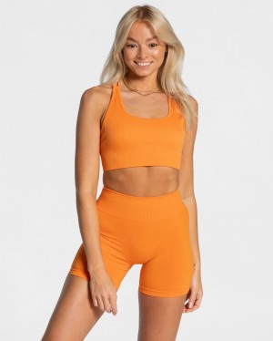 Hauts Teveo Everyday Backless Femme Orange | 3465-QPUCJ