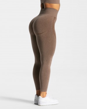 Leggings Teveo Evolution V2 Femme Beige | 6597-QVNJM