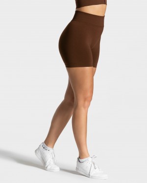 Short Teveo Statement Scrunch Femme Cafe | 7952-TCBHA