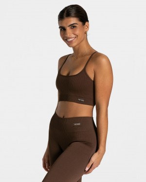 Soutien Gorge Teveo Élégant Femme Marron Foncé | 7459-GWNVU