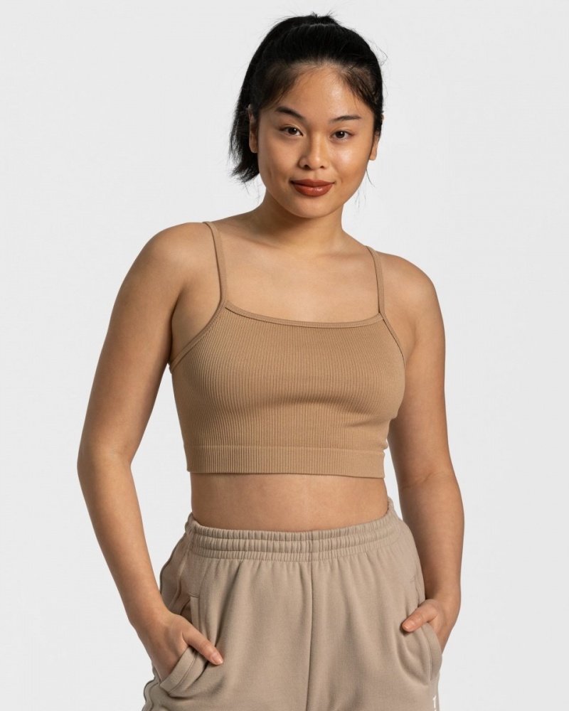 Hauts Teveo Sassy Femme Beige | 2507-SNXCH