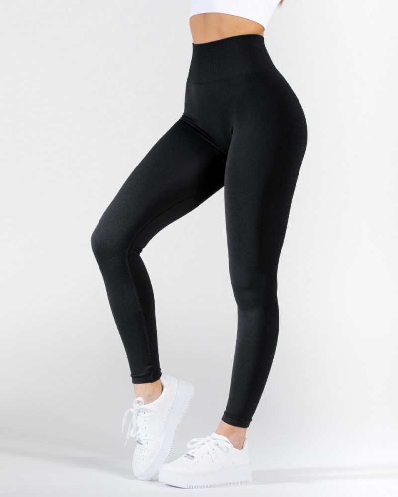 Leggings Teveo Classy Femme Noir | 1427-XWCEZ