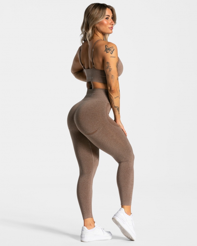 Leggings Teveo Evolution V2 Femme Beige | 6597-QVNJM