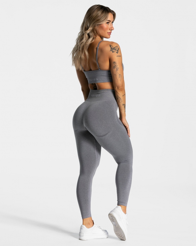 Leggings Teveo Evolution V2 Femme Grise | 6178-DCQIZ