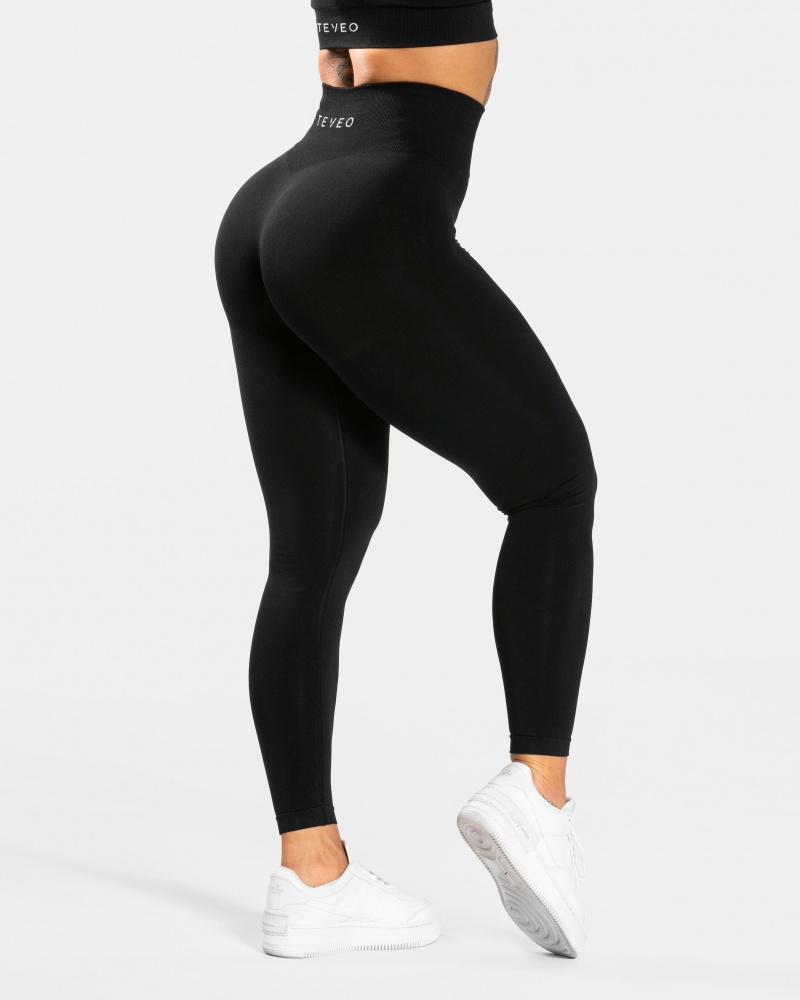 Leggings Teveo Evolution V2 Femme Noir | 6051-DXJQY