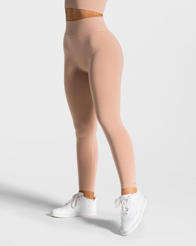 Leggings Teveo Statement Scrunch Femme Rose | 9061-IYQGN