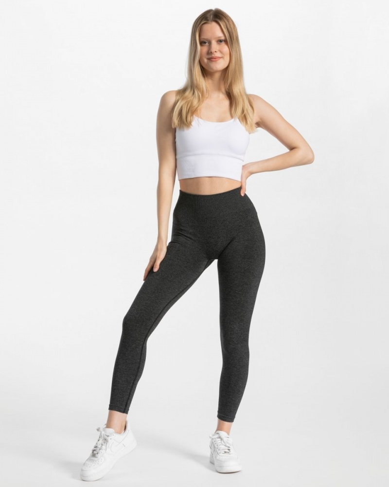 Leggings Teveo Timeless Scrunch Femme Grise Foncé | 4398-VIFMD