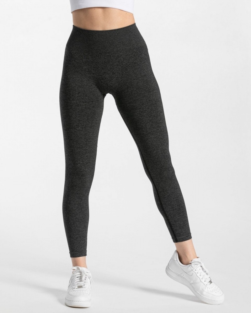 Leggings Teveo Timeless Scrunch Femme Grise Foncé | 4398-VIFMD