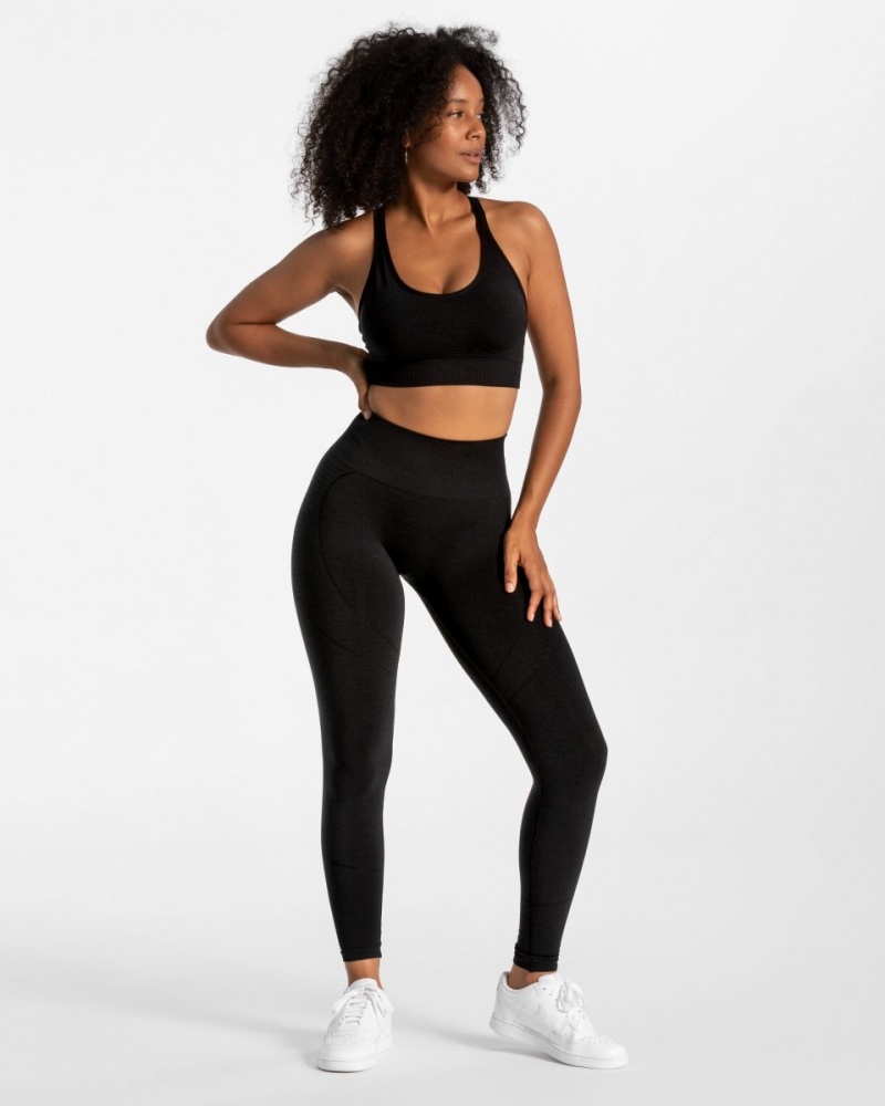 Leggings Teveo True Femme Noir | 3618-AOGLX