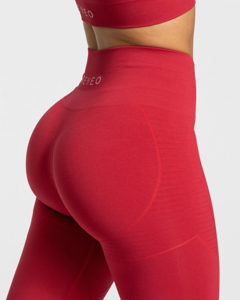 Leggings Teveo True Femme Rouge | 5746-IRJLD