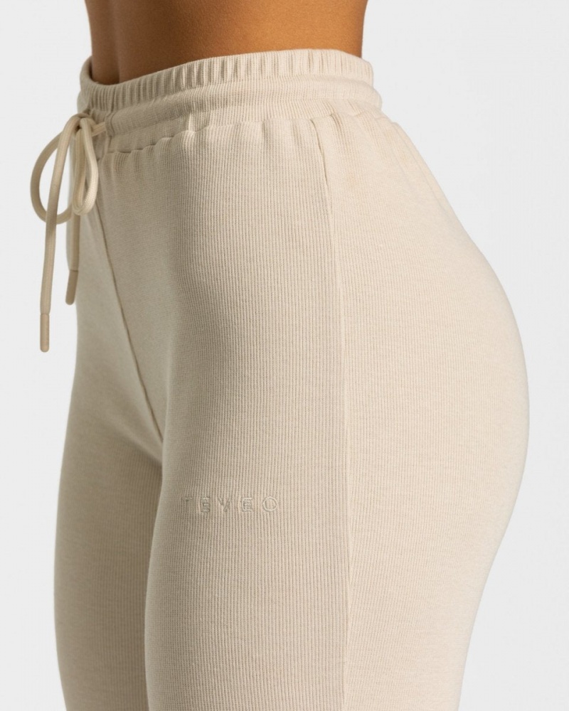 Pantalon Teveo Lounge Femme Beige | 9815-KNAXS