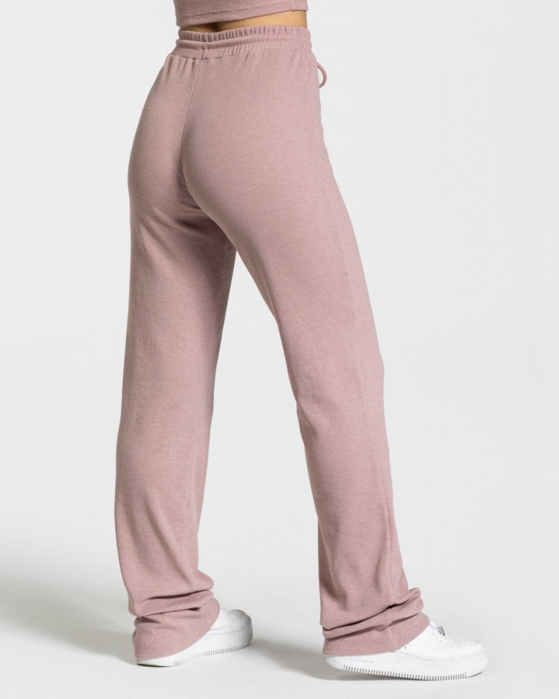 Pantalon Teveo Lounge Femme Rose | 1047-YEOPS