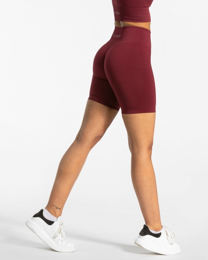 Short Teveo Classy Femme Bordeaux Rouge | 8249-RAFZJ