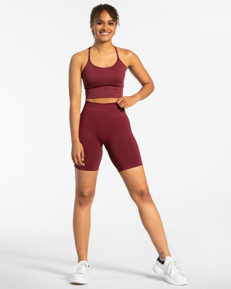 Short Teveo Classy Femme Bordeaux Rouge | 8249-RAFZJ