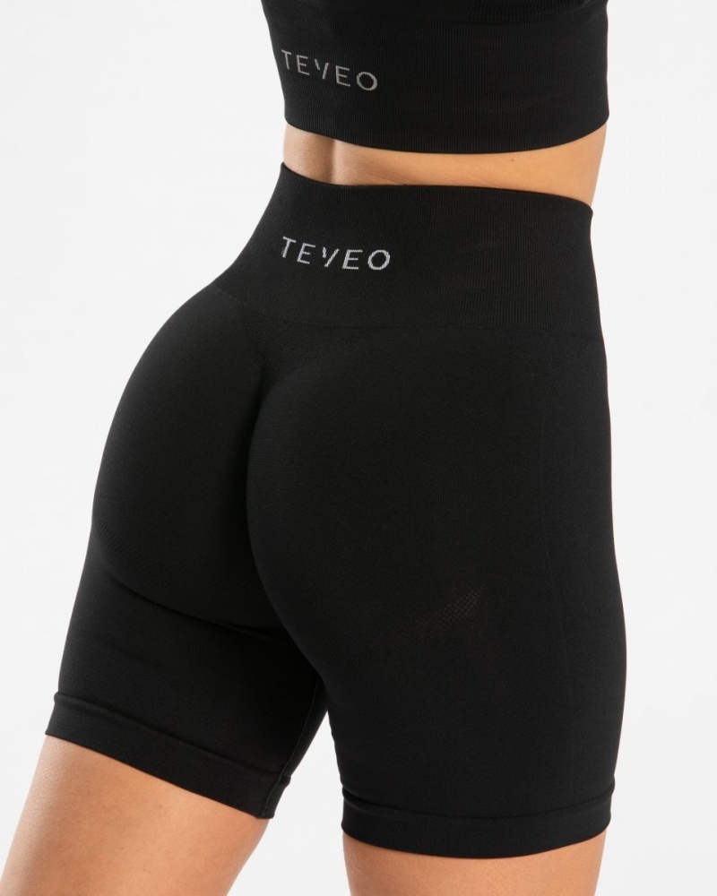 Short Teveo Classy Femme Noir | 9456-DECKJ