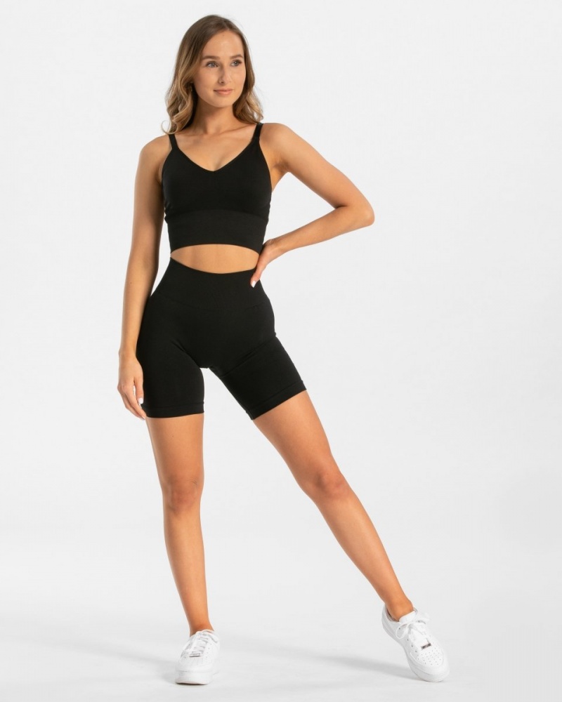 Short Teveo Classy Femme Noir | 9456-DECKJ