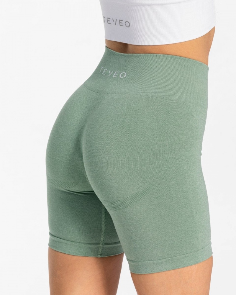 Short Teveo Classy Femme Vert Olive | 5720-IZCXS