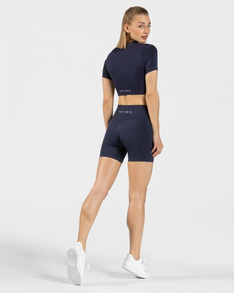 Short Teveo Sensation Mini Femme Bleu Foncé | 8432-TNLVF