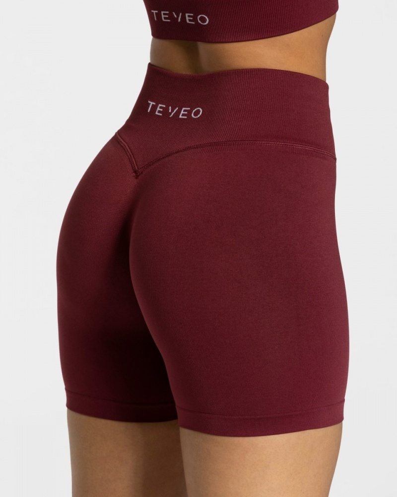 Short Teveo Sensation Mini Femme Bordeaux Rouge | 3015-VWRYD