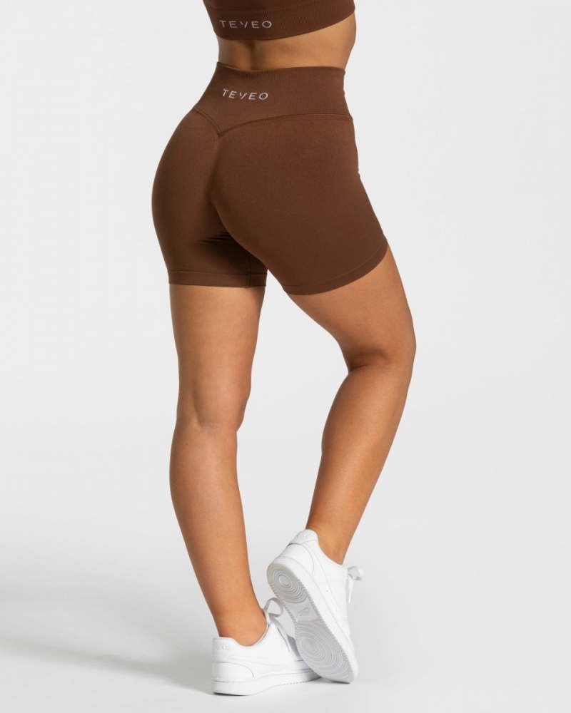 Short Teveo Sensation Mini Femme Marron | 4708-FYWHB