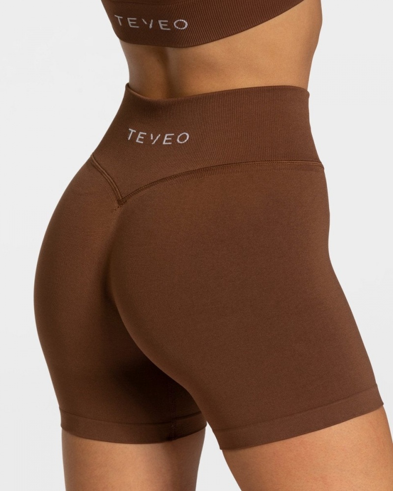 Short Teveo Sensation Mini Femme Marron | 4708-FYWHB