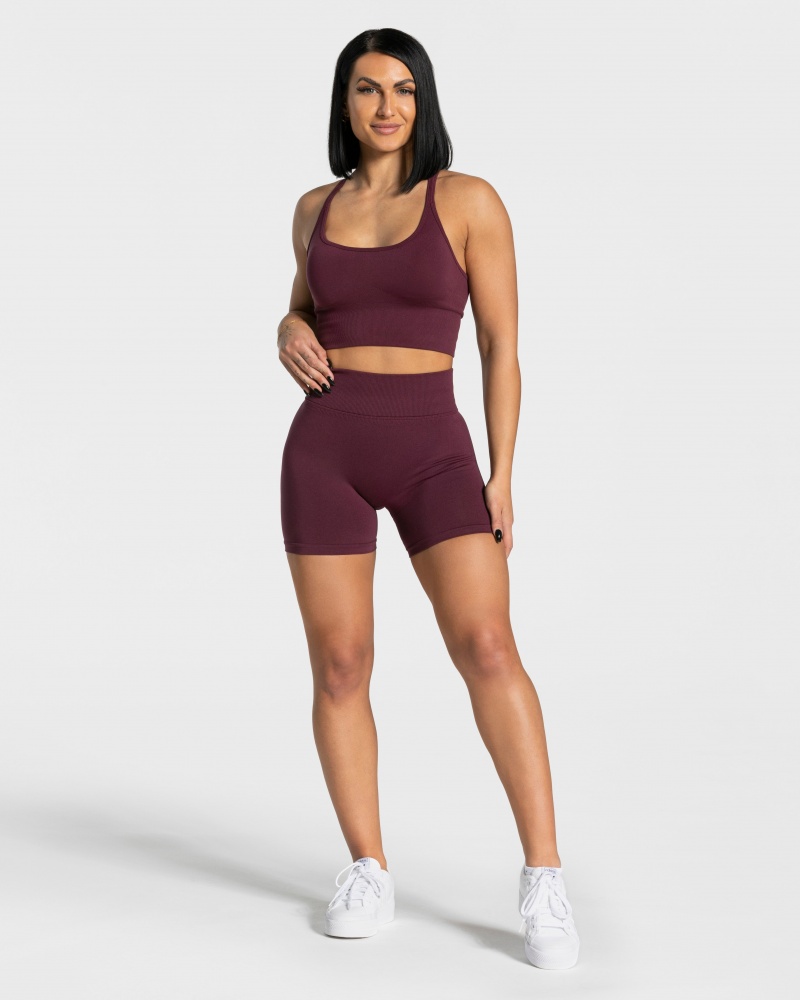 Short Teveo Statement Scrunch Femme Violette | 2491-PQBSW