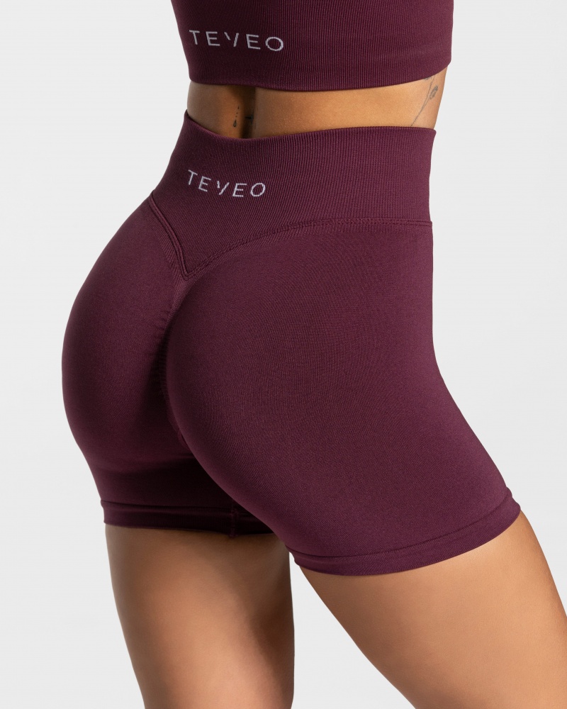 Short Teveo Statement Scrunch Femme Violette | 2491-PQBSW