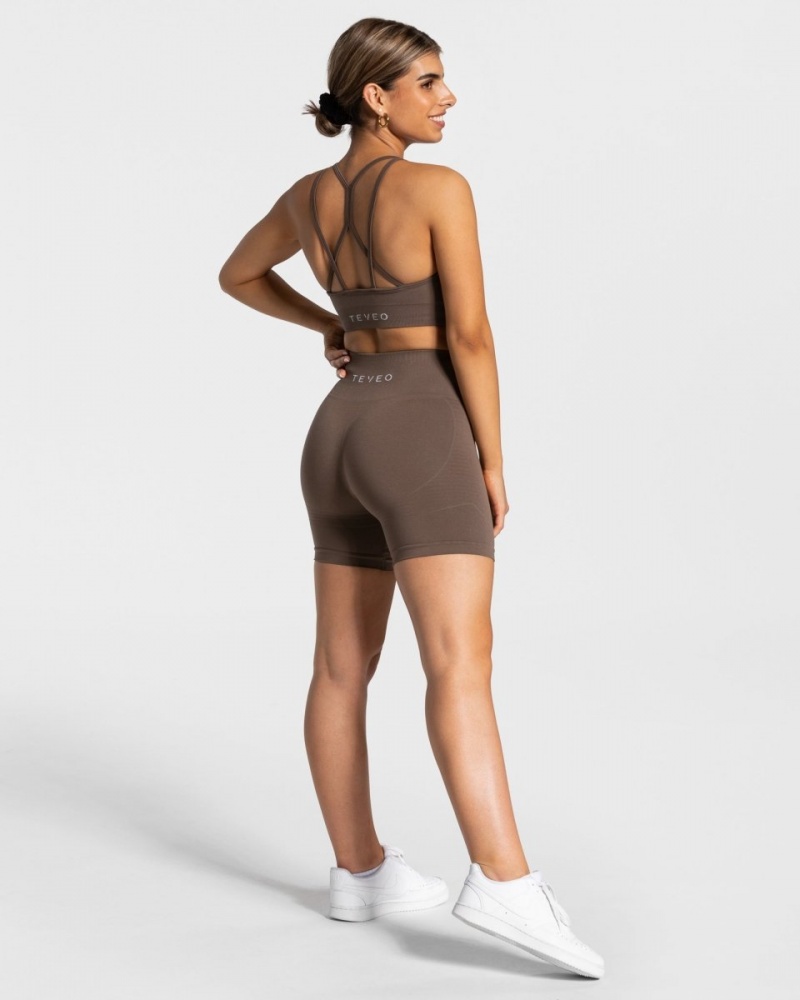 Short Teveo True Femme Marron | 9842-REXQL