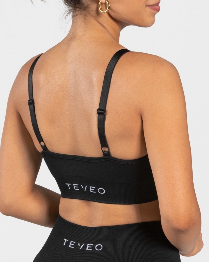 Soutien Gorge Teveo Charming Scrunch Femme Noir | 6740-BTXIZ