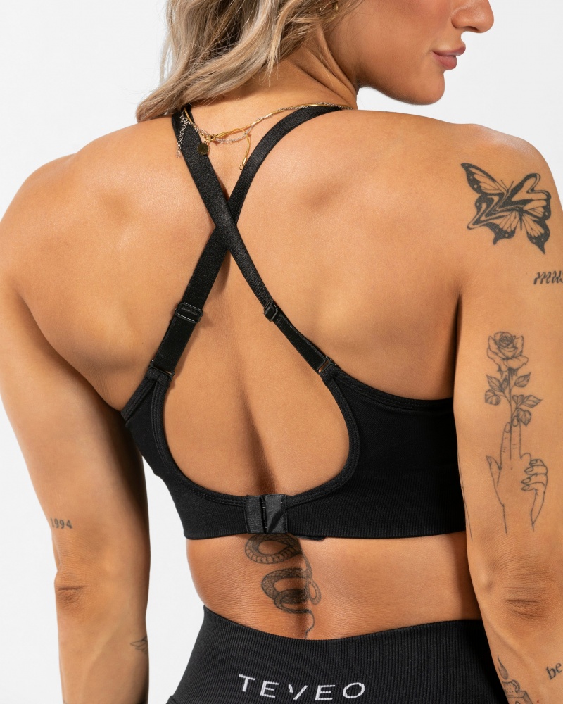 Soutien Gorge Teveo Everyday Support Femme Noir | 7438-XOEKD