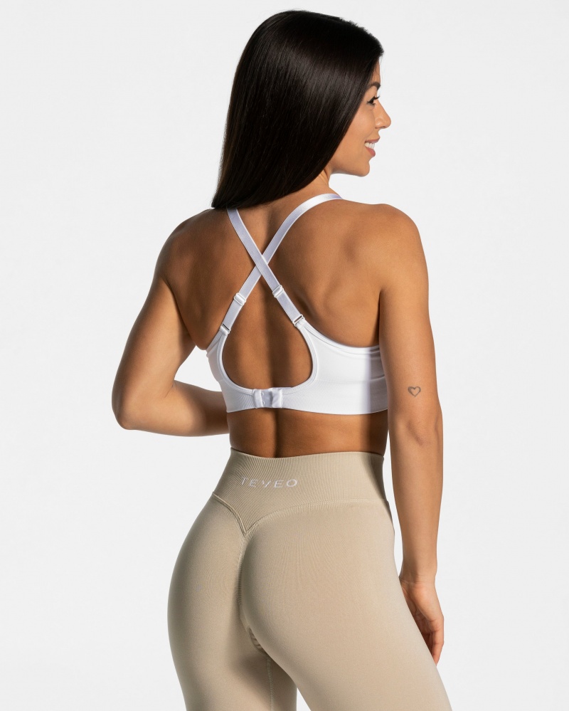 Soutien Gorge Teveo Everyday Support Femme Blanche | 4736-KNDXW