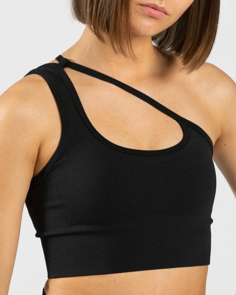 Soutien Gorge Teveo Sassy One Shoulder Femme Noir | 3456-ROYBW