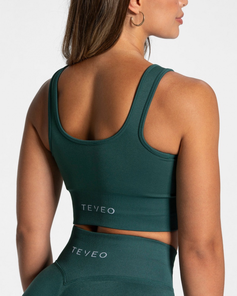 Soutien Gorge Teveo Sensation Femme Vert Foncé | 3857-PGEZB