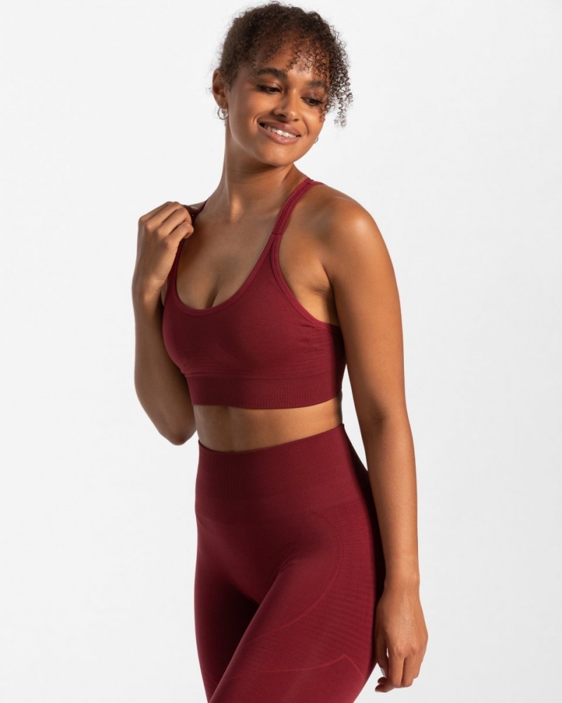 Soutien Gorge Teveo True Femme Bordeaux | 1384-LAOIH