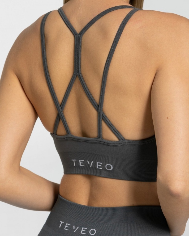 Soutien Gorge Teveo True Femme Grise Foncé | 5807-ESXPG