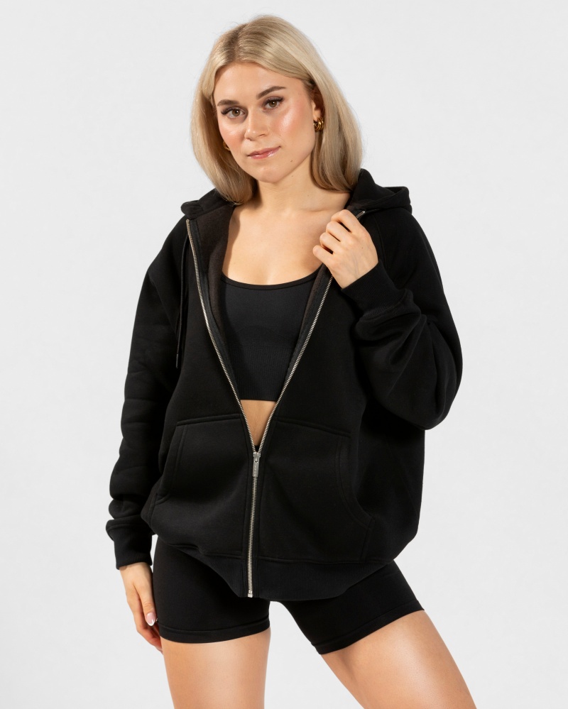 Vestes Teveo Candy Oversized Femme Noir | 4687-QDYZG