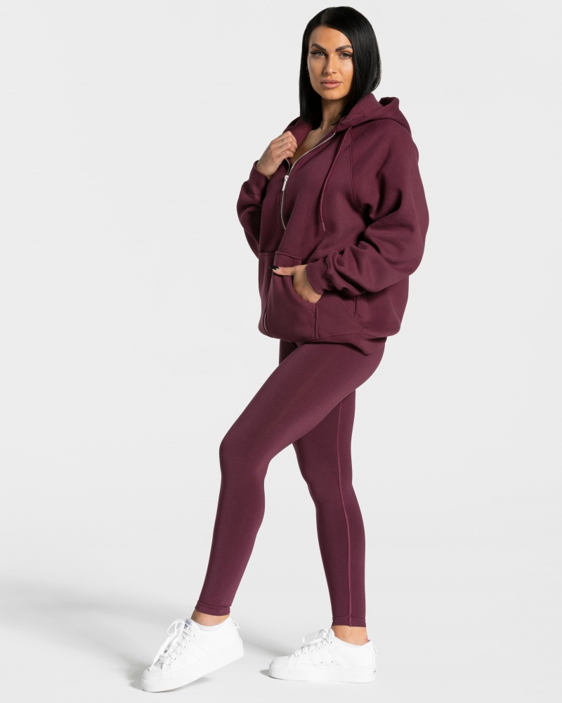 Vestes Teveo Statement Oversized Femme Violette | 4078-BRVMQ